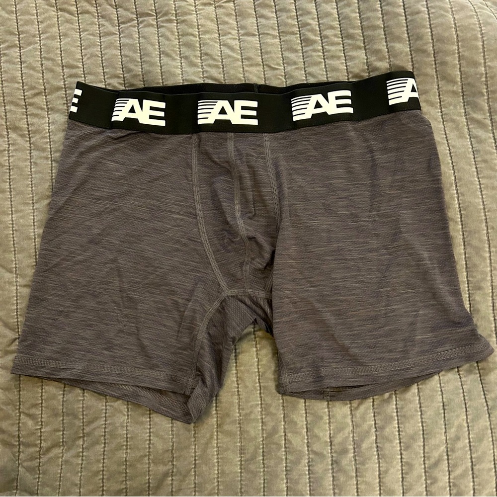 American Eagle Gray Cooling Mesh Boxer Briefs